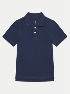 Gap Polo 404943-05 Granatowy Regular Fit