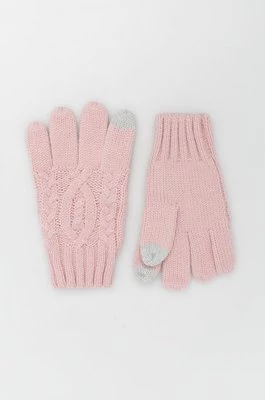 GAP rękawiczki dziecięce kolor różowy