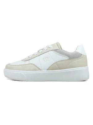 GAP Sneakersy "Cary II Nub" w kolorze biało-beżowym rozmiar: 39