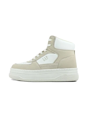 GAP Sneakersy "Paradise Mid II Bsc" w kolorze biało-beżowym rozmiar: 37