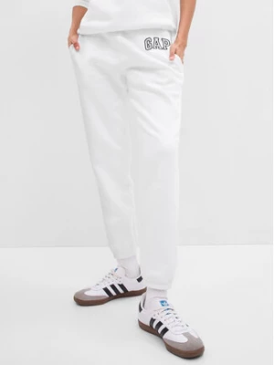 Gap Spodnie dresowe 463492-18 Biały Regular Fit