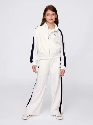 GAP Spodnie dresowe w kolorze biało-granatowym rozmiar: 140/146