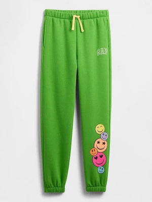 GAP Spodnie dresowe w kolorze zielonym rozmiar: 116/122