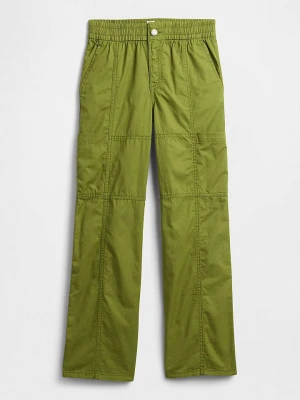 GAP Spodnie funkcyjne w kolorze zielonym rozmiar: 128/134