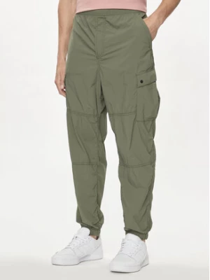 Gap Spodnie materiałowe 487058-01 Zielony Relaxed Fit