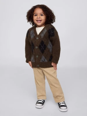 GAP Spodnie sztruksowe w kolorze beżowym rozmiar: 80/86