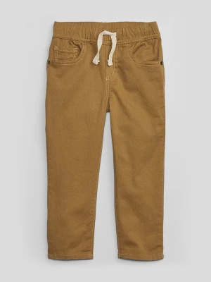 GAP Spodnie w kolorze jasnobrązowym rozmiar: 80/86