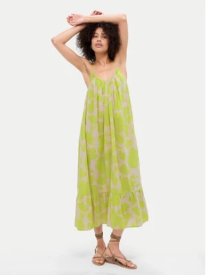 Gap Sukienka letnia 670217-03 Zielony Loose Fit