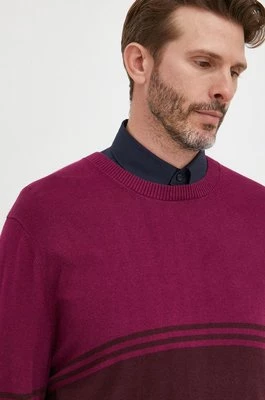 GAP sweter bawełniany męski kolor fioletowy lekki