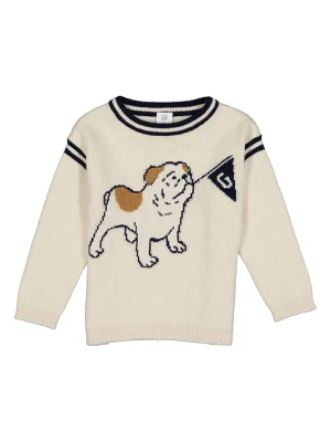 GAP Sweter w kolorze beżowo-czarnym rozmiar: 110