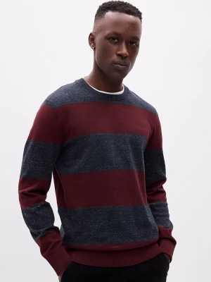 GAP Sweter w kolorze granatowo-bordowym rozmiar: L