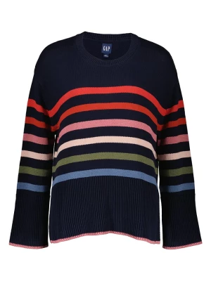 GAP Sweter w kolorze granatowym ze wzorem rozmiar: L
