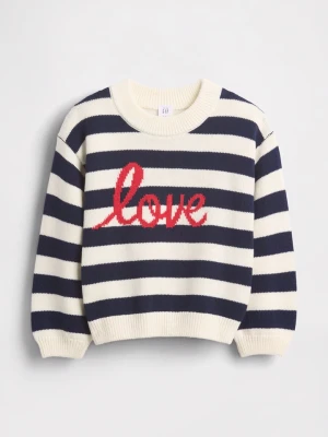 GAP Sweter w kolorze kremowo-granatowym rozmiar: 98