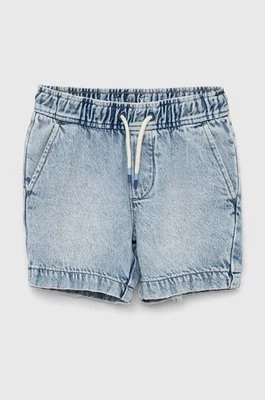 GAP szorty jeansowe dziecięce kolor niebieski regulowana talia