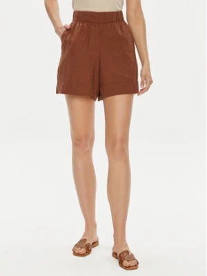 Gap Szorty materiałowe 582942-00 Brązowy Regular Fit