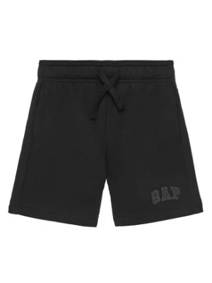 Gap Szorty sportowe 726009-00 Czarny Regular Fit
