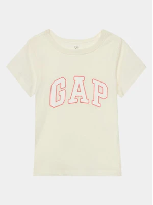 Gap T-Shirt 459909-00 Écru Regular Fit