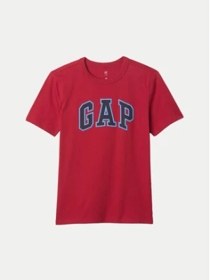 Gap T-Shirt 605364 Bordowy Regular Fit