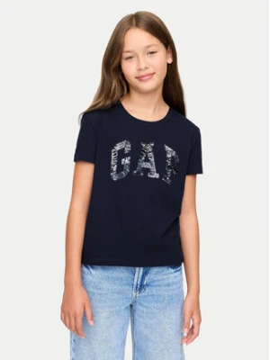 Gap T-Shirt 628663 Granatowy Regular Fit