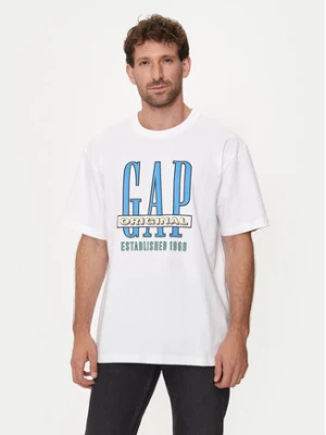 Gap T-Shirt 664006-01 Biały Regular Fit
