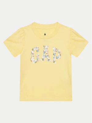 Gap T-Shirt 736118-00 Żółty Regular Fit