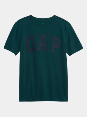 Gap T-Shirt 747794-03 Zielony Regular Fit