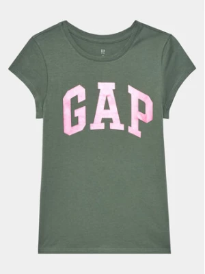 Gap T-Shirt 792399-03 Zielony Regular Fit