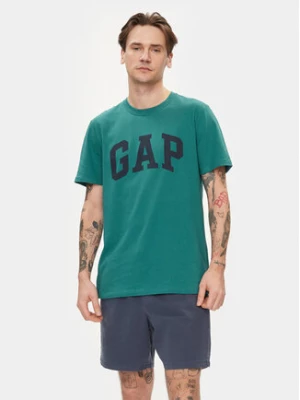 Gap T-Shirt 856659-06 Zielony Regular Fit