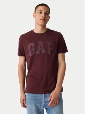 Gap T-Shirt 856659-17 Bordowy Regular Fit