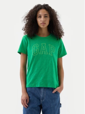 Gap T-Shirt 871344-04 Zielony Regular Fit