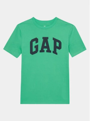 Gap T-Shirt 885814-02 Zielony Regular Fit