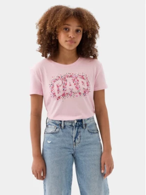 Gap T-Shirt 888862 Różowy Regular Fit