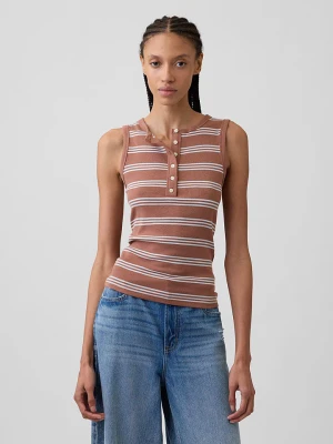 GAP Top w kolorze brązowo-białym rozmiar: XL