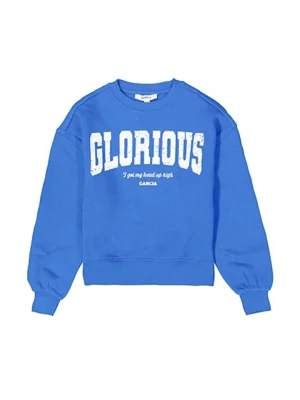 Garcia Bluza w kolorze niebieskim rozmiar: 140/146