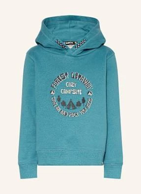 Garcia Bluza Z Kapturem blau
