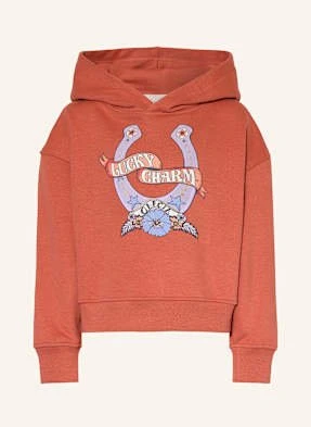 Garcia Bluza Z Kapturem orange