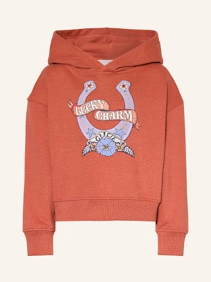 Garcia Bluza Z Kapturem orange