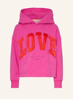 Garcia Bluza Z Kapturem pink