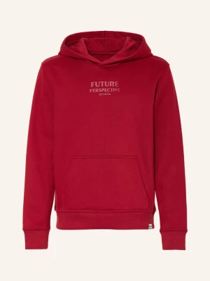 Garcia Bluza Z Kapturem rot CIEMNOCZERWONY