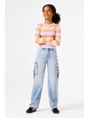 Garcia Bojówki dżinsowe - Relaxed fit - w kolorze błękitnym rozmiar: 152
