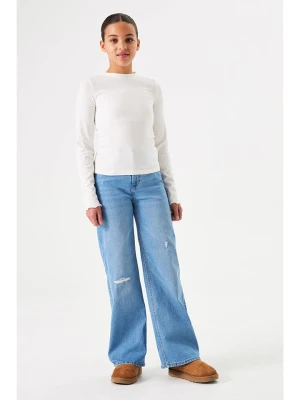 Garcia Dżinsy "Annemay 551" - Wide fit - w kolorze niebieskim rozmiar: 158