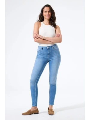 Garcia Dżinsy "Celia" - Skinny fit - w kolorze niebieskim rozmiar: W26
