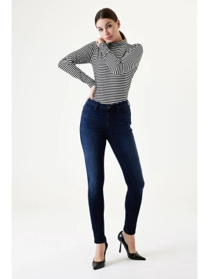 Garcia Dżinsy - Skinny fit - w kolorze granatowym rozmiar: W27