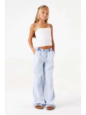 Garcia Dżinsy - Wide leg - w kolorze błękitnym rozmiar: 128