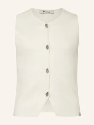 Garcia Kamizelka Z Dzianiny weiss