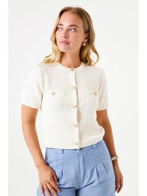 Garcia Kardigan w kolorze kremowym rozmiar: L