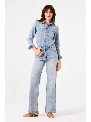 Garcia Kombinezon dżinsowy w kolorze błękitnym rozmiar: M