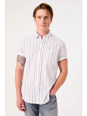 Garcia Koszula w kolorze biało-antracytowym rozmiar: XXL