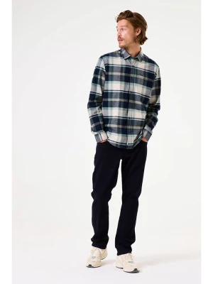 Garcia Koszula w kolorze granatowo-miętowo-kremowym rozmiar: XXL