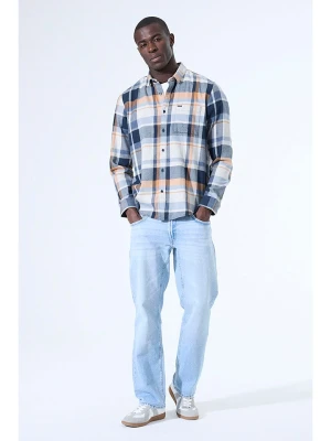 Garcia Koszula w kolorze niebiesko-brzoskwiniowym rozmiar: XXL